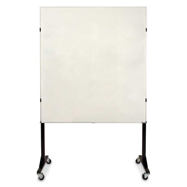 Sliding Door Wood Corkboard, 60"x36", Cher, UV9004OCS-CHERRY-BUFF